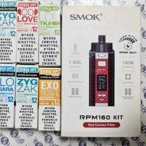 ePapieros Smok RPM 160 – Mod Pod Kit + Liquid Pinky Vape