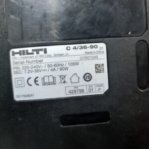 ŁADOWARKA HILTI C 4/36-90 + 2x AKUMULATOR B14 1.6 Li-Ion