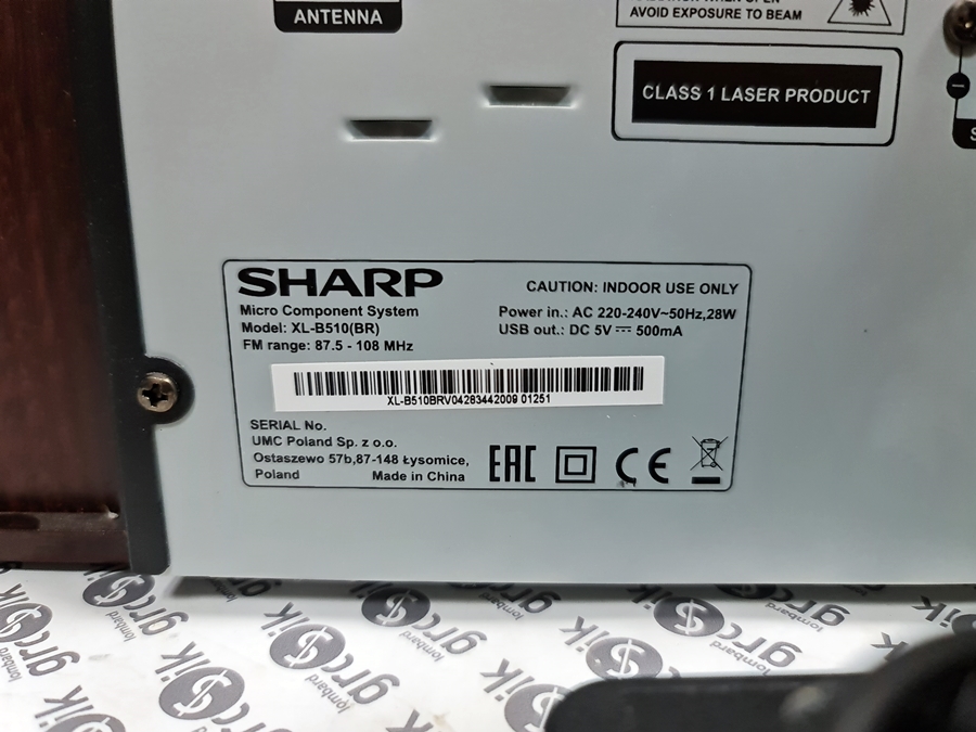 Mikrowieża stereo Sharp XL-B510