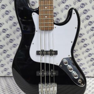 Gitara basowa elektryczna Ever Play JB BK/WH 4 struny