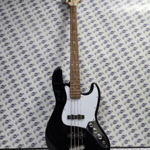 Gitara basowa elektryczna Ever Play JB BK/WH 4 struny