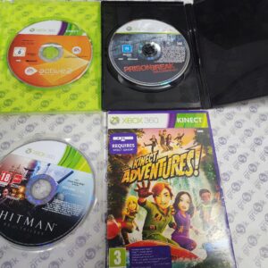 Konsola Microsoft Xbox 360 E 250 GB czarny + pad + kinect + 12 gier
