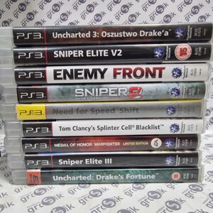 Konsola Sony Playstation 3 Super Slim 500 GB + pad + zestaw 9 gier