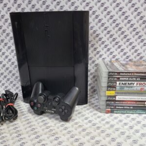 Konsola Sony Playstation 3 Super Slim 500 GB + pad + zestaw 9 gier
