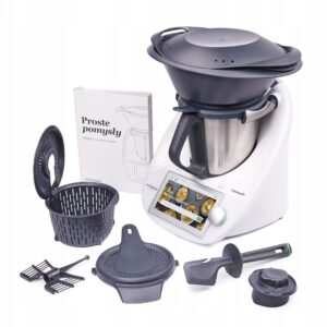 Thermomix TM6 + akcesoria (nakładka szatkująca, sensor, nakładka krojąca)