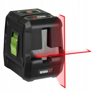 Laser krzyżowy samopoziomujący Poziomica laserowa DEDRA MC0901 czerwony