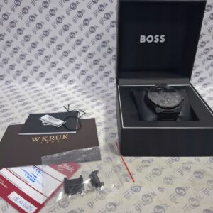 Boss Peak 2.0 1514192 Chronograf męski, stal, czarny, kwarcowy