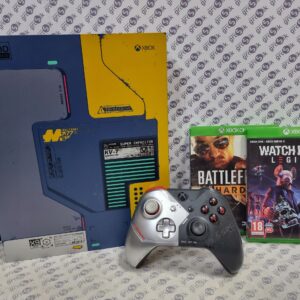 Konsola Xbox One X 1 TB w limitowanej edycji cyberpunk + pad