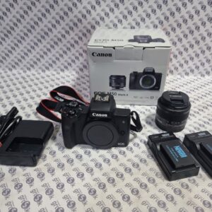 Aparat fotograficzny Canon EOS M50 Mark II korpus + obiektyw + 3x aku