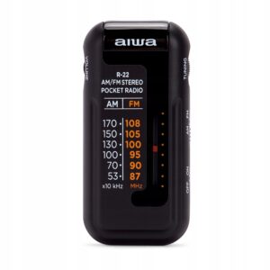 Miniradio Aiwa R-22BK czarny – NOWE