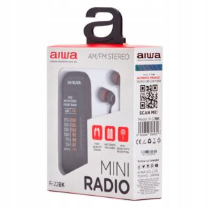 Miniradio Aiwa R-22BK czarny – NOWE
