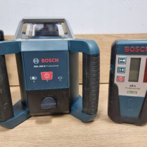 Laser Rotacyjny Bosch Professional GRL 400 H + Odbiornik Laserowy LR 1
