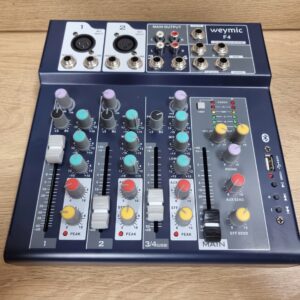 Mixer USB 4-kanałowy WEYMIC F4 estradowy