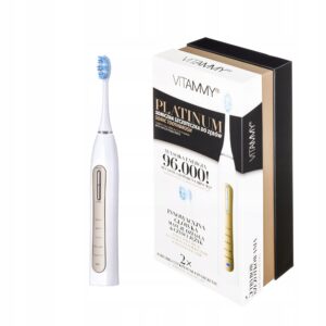 Szczoteczka soniczna VITAMMY Platinum akumulatorowa 2 końcówki 5 trybów