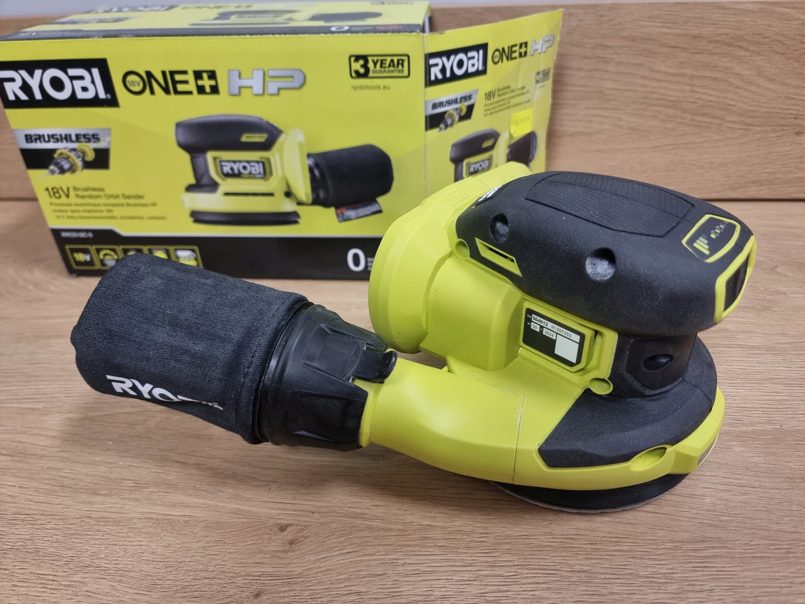 Szlifierka mimośrodowa Ryobi One+ Hp RROS18C-0 18V Ø125mm akumulator