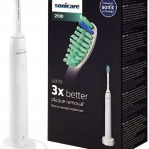 Philips Sonicare 2100 szczoteczka soniczna C1 ProResults biała HX3651/13