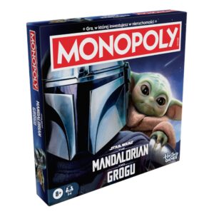 MONOPOLY MANDALORIAN I GROGU POLSKA WERSJA GRA PLANSZOWA DLA DZIECI