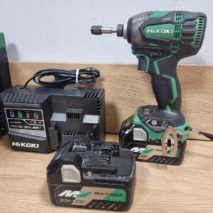 Zakrętarka Udarowa HiKOKI WH18DBDL2 Zakrętka 18V + 2x Bateria 18/36V i Ład