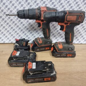Wkrętarka Black Decker 4x Aku 1.5Ah Ładowarka